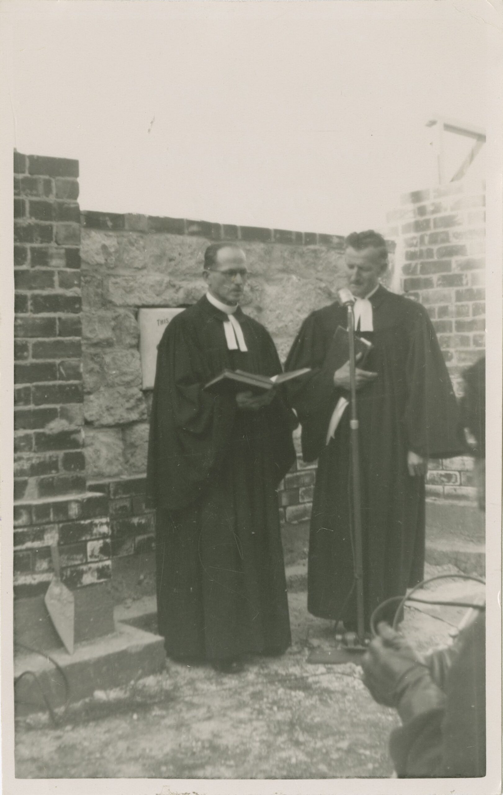 Strathalbyn, SA foundation stone laying service, 16 May 1954